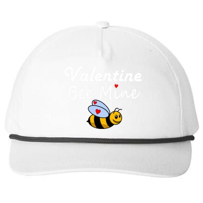 Valentine's Day Bee Mine Snapback Five-Panel Rope Hat