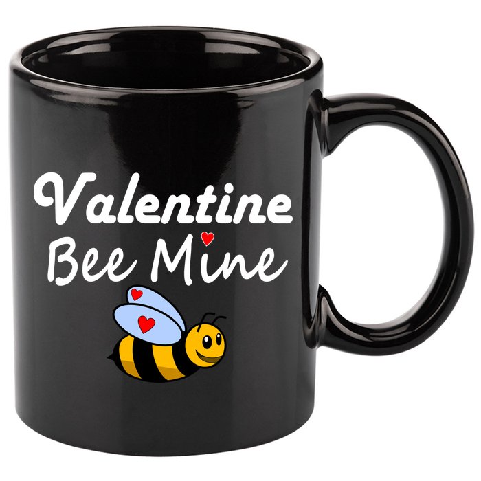 Valentine's Day Bee Mine 11oz C Handle Ceramic Mug