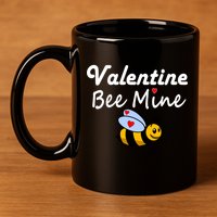 Valentine's Day Bee Mine 11oz C Handle Ceramic Mug