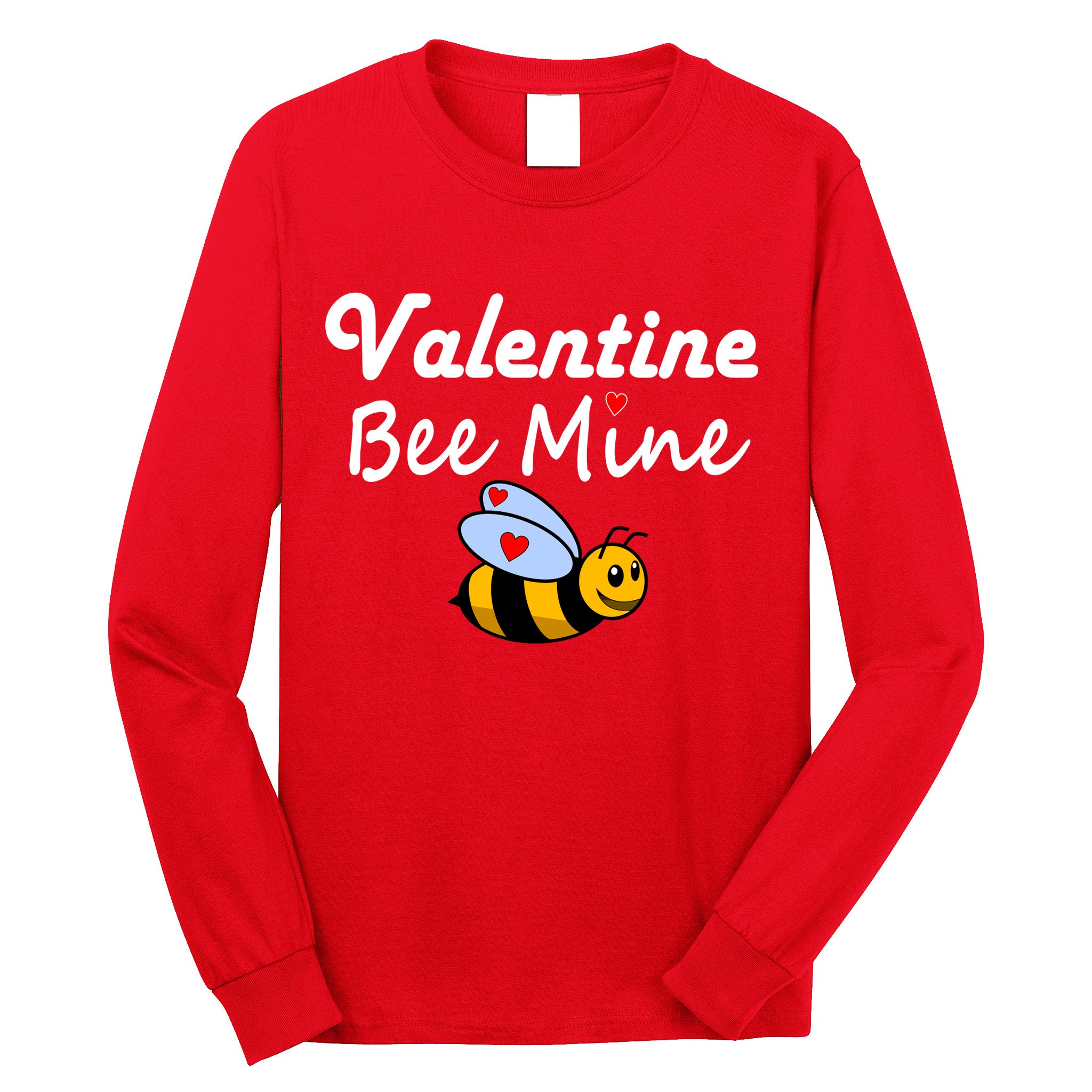 Valentine's Day Bee Mine Long Sleeve Shirt