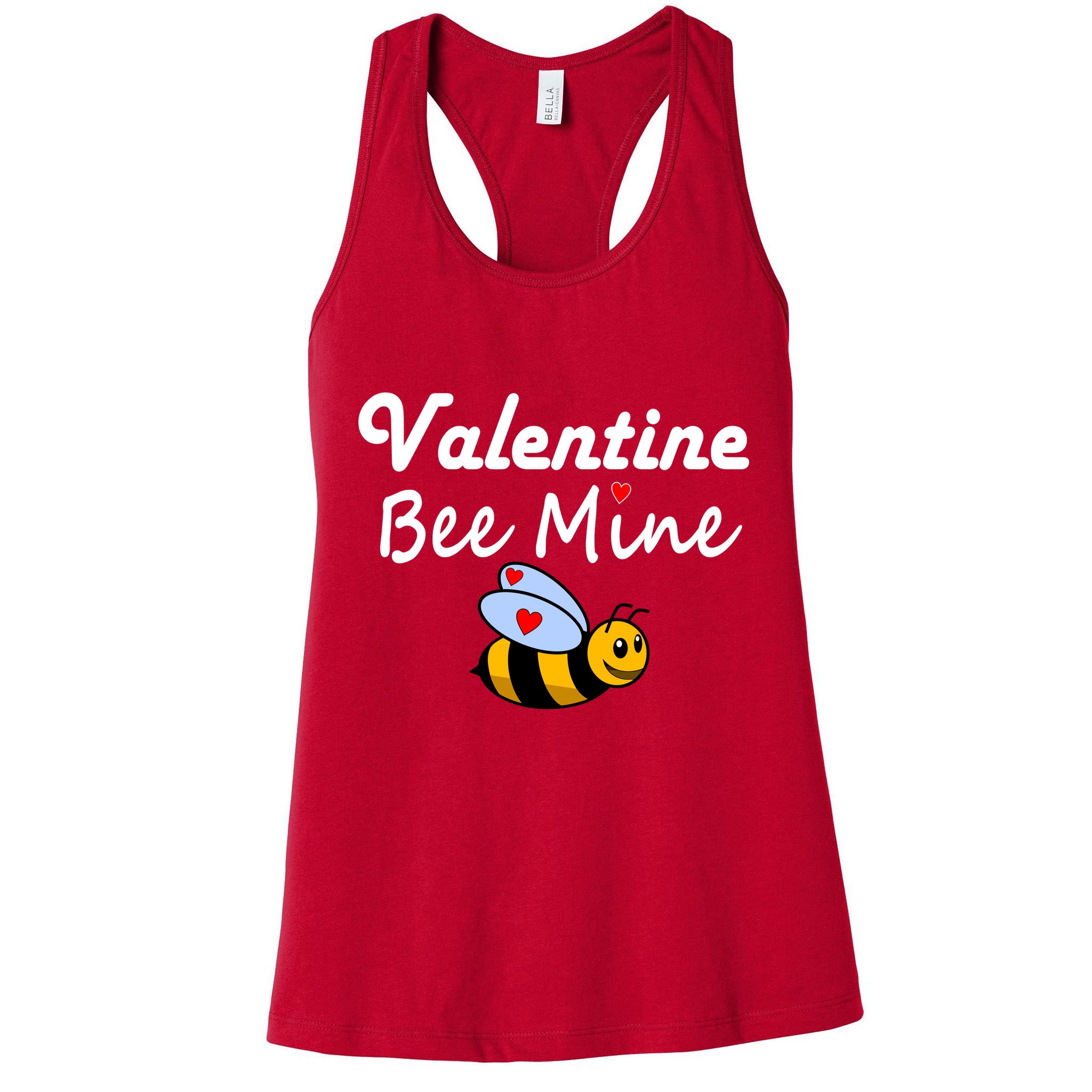 Valentine's Day Bee Mine Womens Tank Top