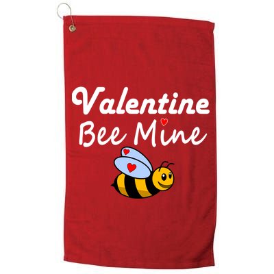 Valentine's Day Bee Mine Golf Towel