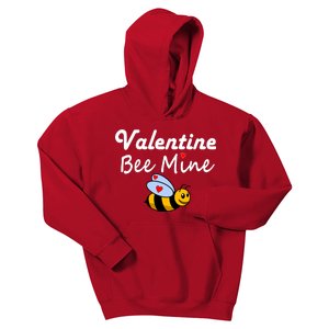 Valentine's Day Bee Mine Kids Hoodie