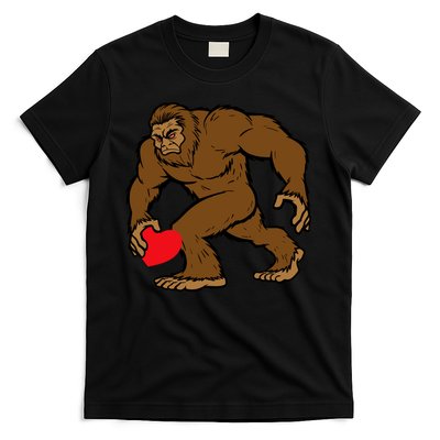 Valentines Day Bigfoot Heart Sasquatch T-Shirt
