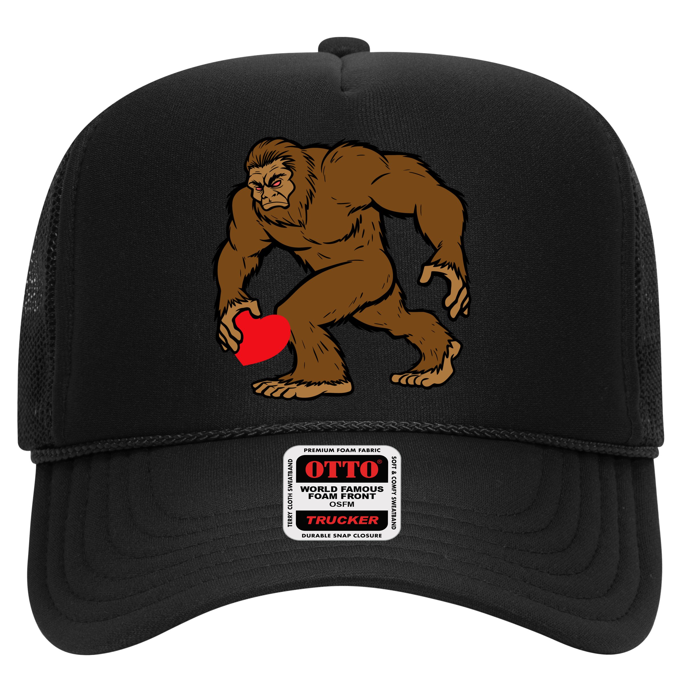 Valentines Day Bigfoot Heart Sasquatch Hat