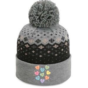 Valentine's Day Candy Hearts The Baniff Cuffed Pom Beanie