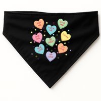 Valentine's Day Candy Hearts USA-Made Doggie Bandana
