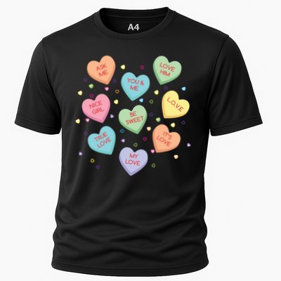 Valentine's Day Candy Hearts Performance Shirt