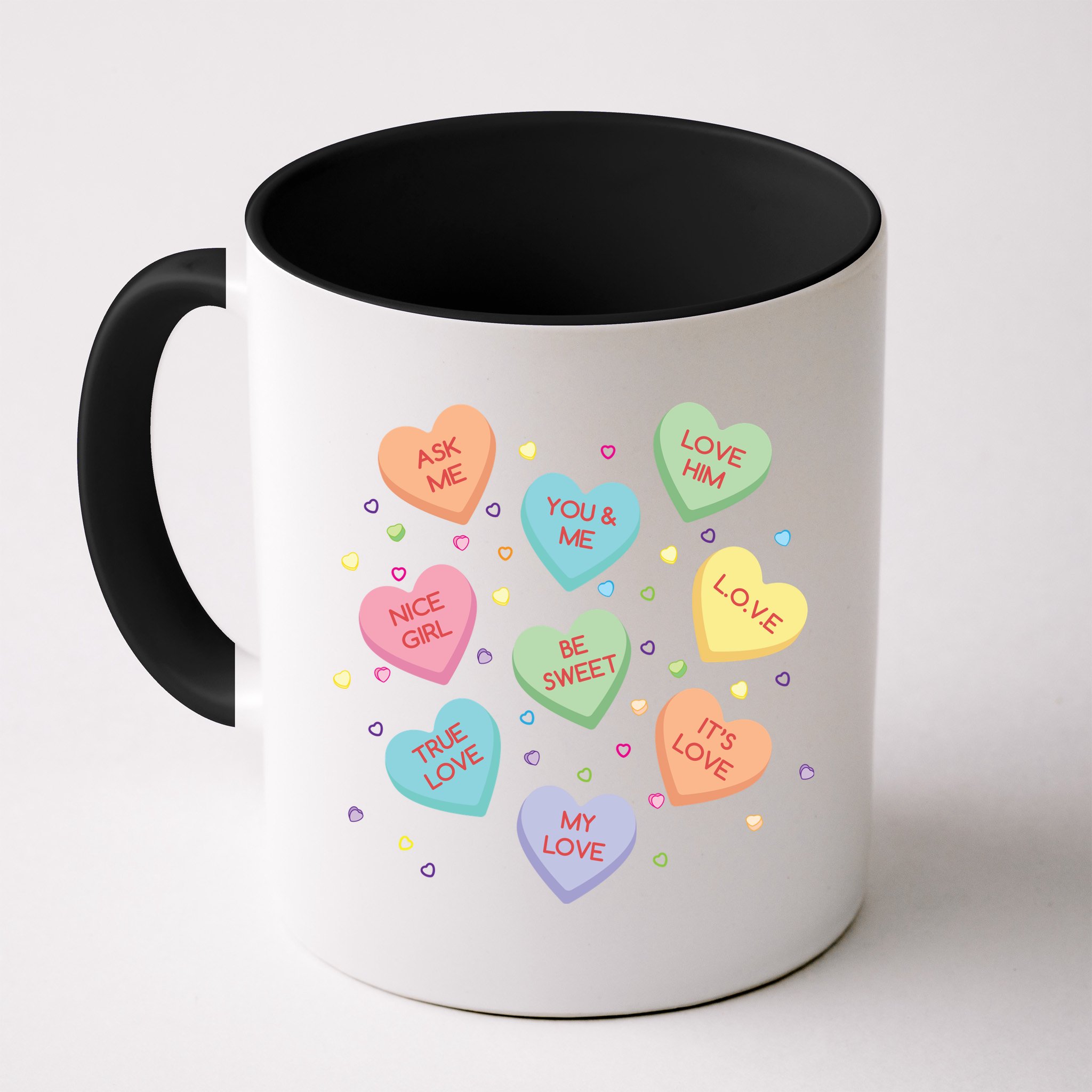 Valentine's Day Candy Hearts Mug