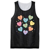 Valentine's Day Candy Hearts Mesh Reversible Basketball Jersey Tank