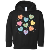 Valentine's Day Candy Hearts Toddler Hoodie