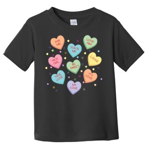 Valentine's Day Candy Hearts Toddler T-Shirt