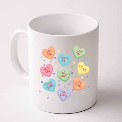 Valentine's Day Candy Hearts Coffee Mug