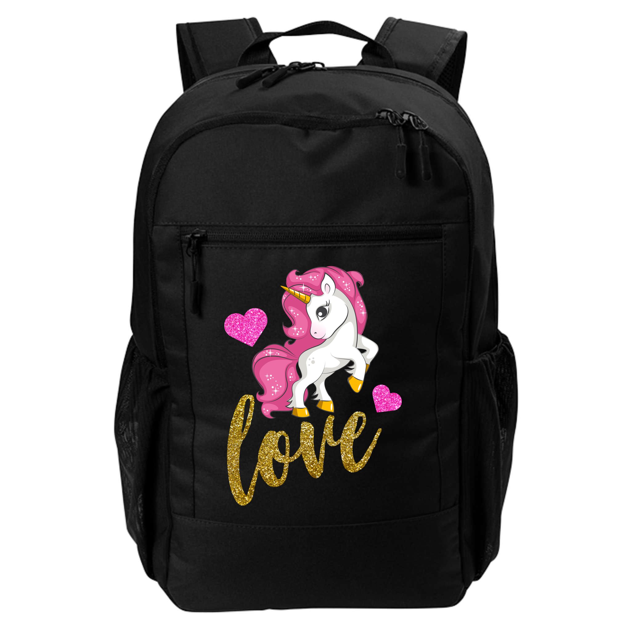 Valentines Day Cute Unicorn Love Backpack