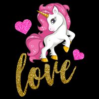 Valentines Day Cute Unicorn Love Backpack