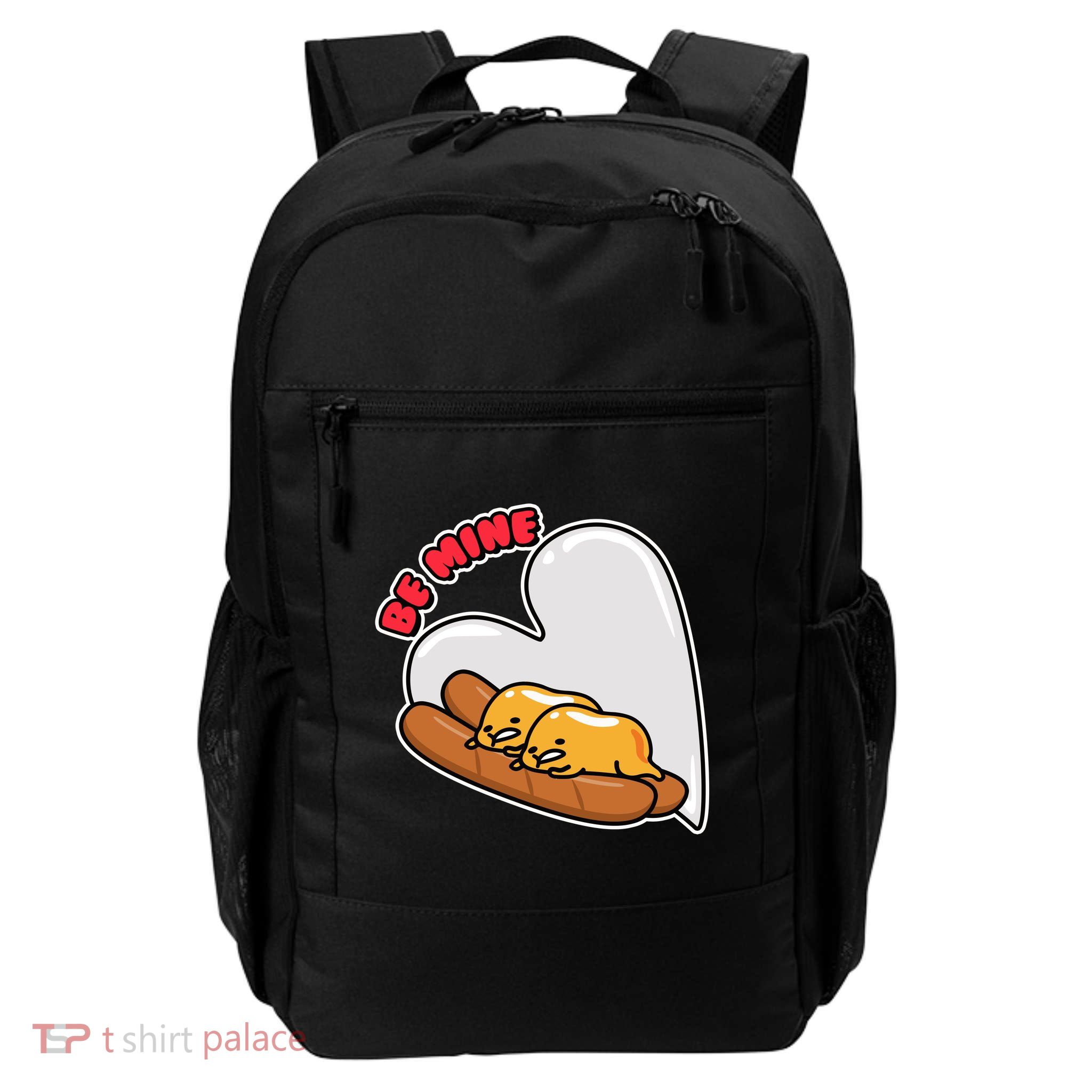 Valentine's Day Gudetama Be Mine Eggs And Sausage  Daily Commute Backpack
