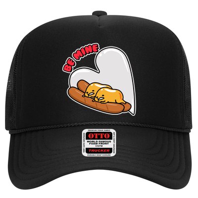 Valentine's Day Gudetama Be Mine Eggs And Sausage  Trucker Hat