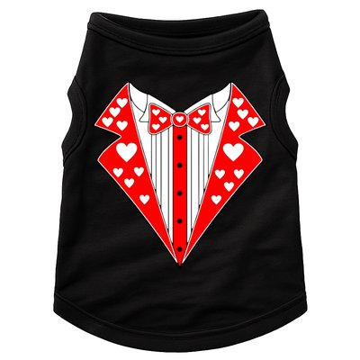 Valentine's Day Heart Tuxedo Doggie Tank