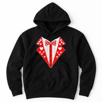 Valentine's Day Heart Tuxedo Hoodie