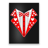 Valentine's Day Heart Tuxedo Poster