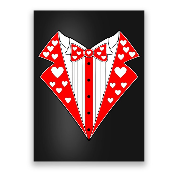 Valentine's Day Heart Tuxedo Poster
