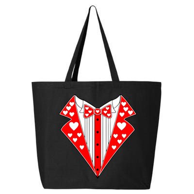 Valentine's Day Heart Tuxedo 25L Jumbo Tote