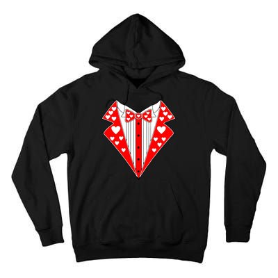 Valentine's Day Heart Tuxedo Tall Hoodie