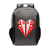 Valentine's Day Heart Tuxedo Vector Backpack