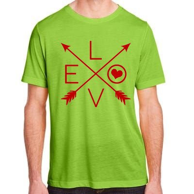 Valentines Day Love Arrows Adult ChromaSoft Performance T-Shirt