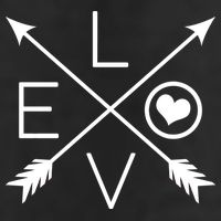 Valentines Day Love Arrows 7 Panel Mesh Trucker Snapback Hat