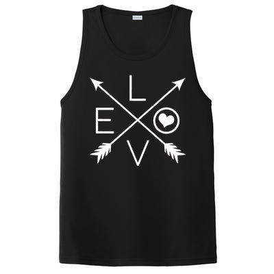 Valentines Day Love Arrows PosiCharge Competitor Tank