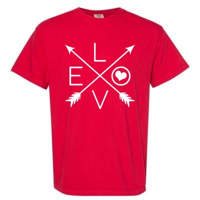 Valentines Day Love Arrows Garment-Dyed Heavyweight T-Shirt