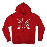 Valentines Day Love Arrows Hoodie