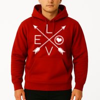 Valentines Day Love Arrows Hoodie