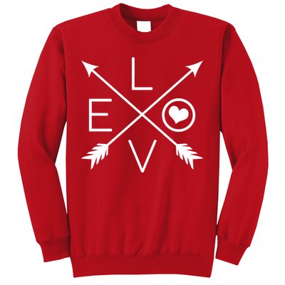 Valentines Day Love Arrows Sweatshirt