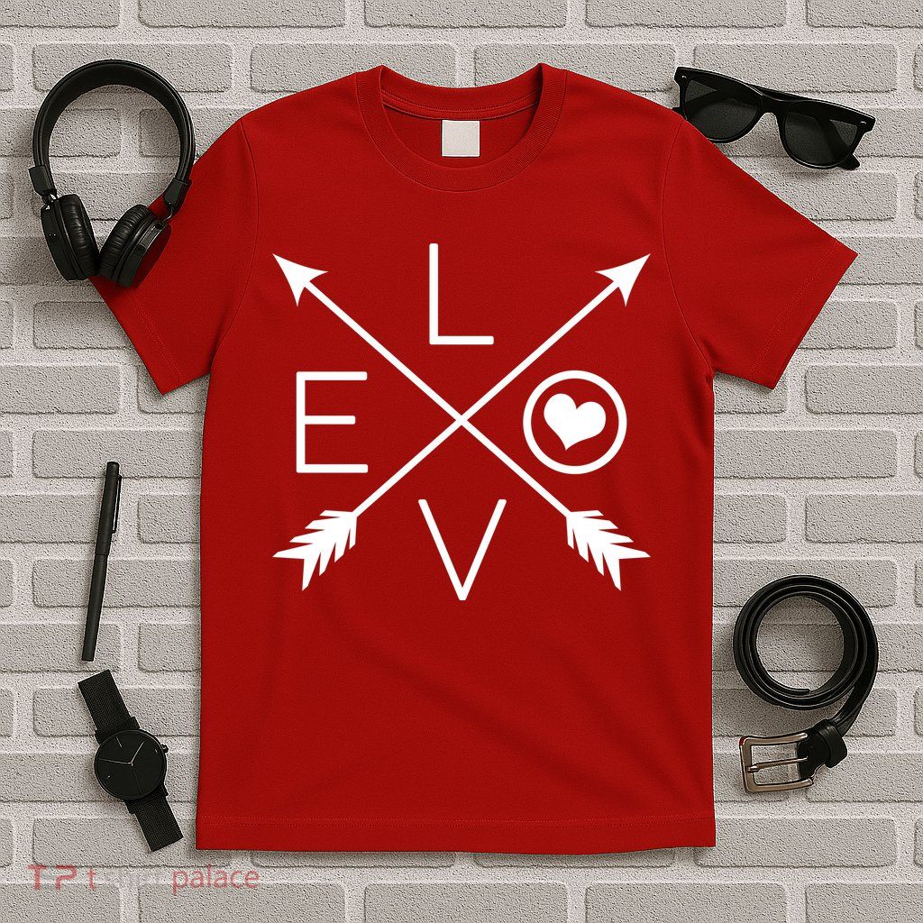 Valentines Day Love Arrows T-Shirt
