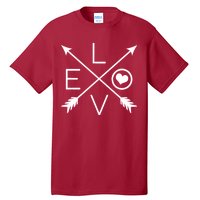 Valentines Day Love Arrows Tall T-Shirt