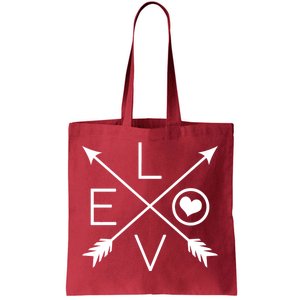 Valentines Day Love Arrows Tote Bag