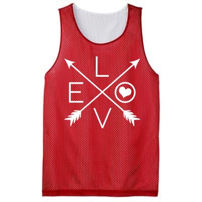 Valentines Day Love Arrows Mesh Reversible Basketball Jersey Tank