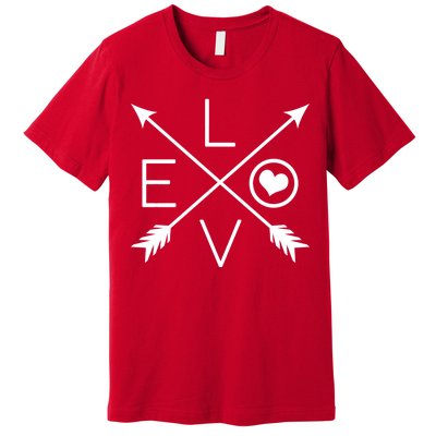 Valentines Day Love Arrows Premium T-Shirt