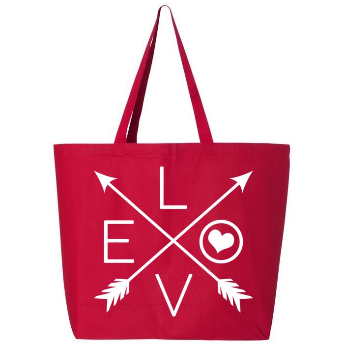 Valentines Day Love Arrows 25L Jumbo Tote