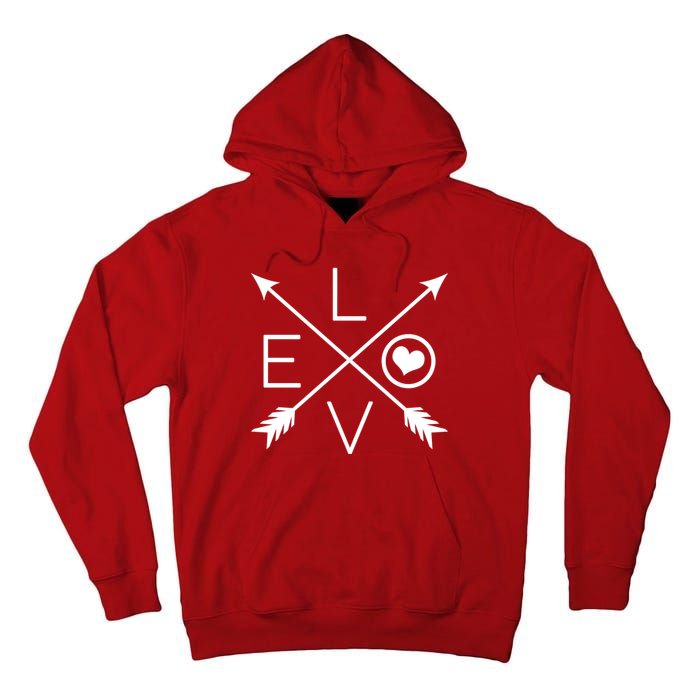 Valentines Day Love Arrows Tall Hoodie