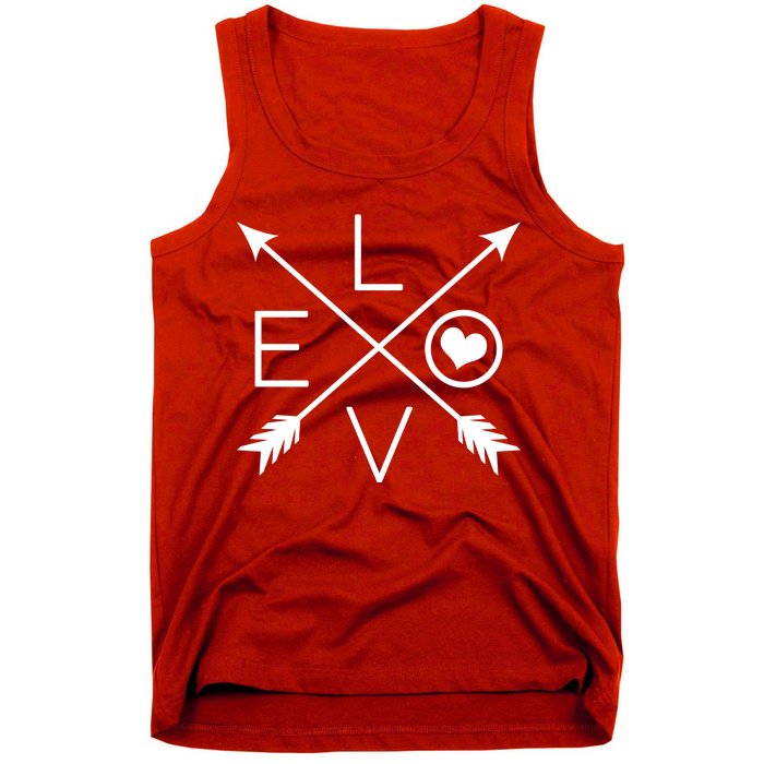 Valentines Day Love Arrows Tank Top