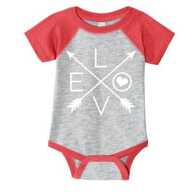 Valentines Day Love Arrows Infant Baby Jersey Bodysuit