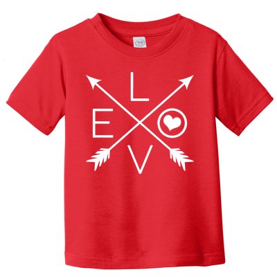 Valentines Day Love Arrows Toddler T-Shirt