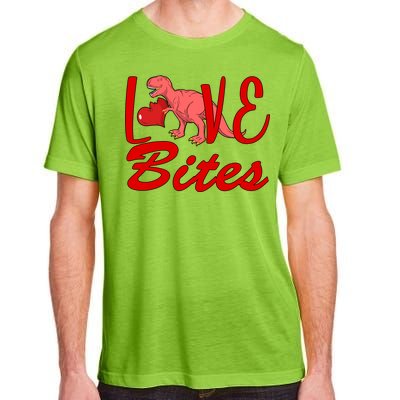 Valentines Day Love Bites Dinosaur Adult ChromaSoft Performance T-Shirt