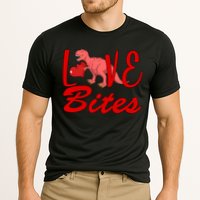 Valentines Day Love Bites Dinosaur Cooling Performance Crew T-Shirt
