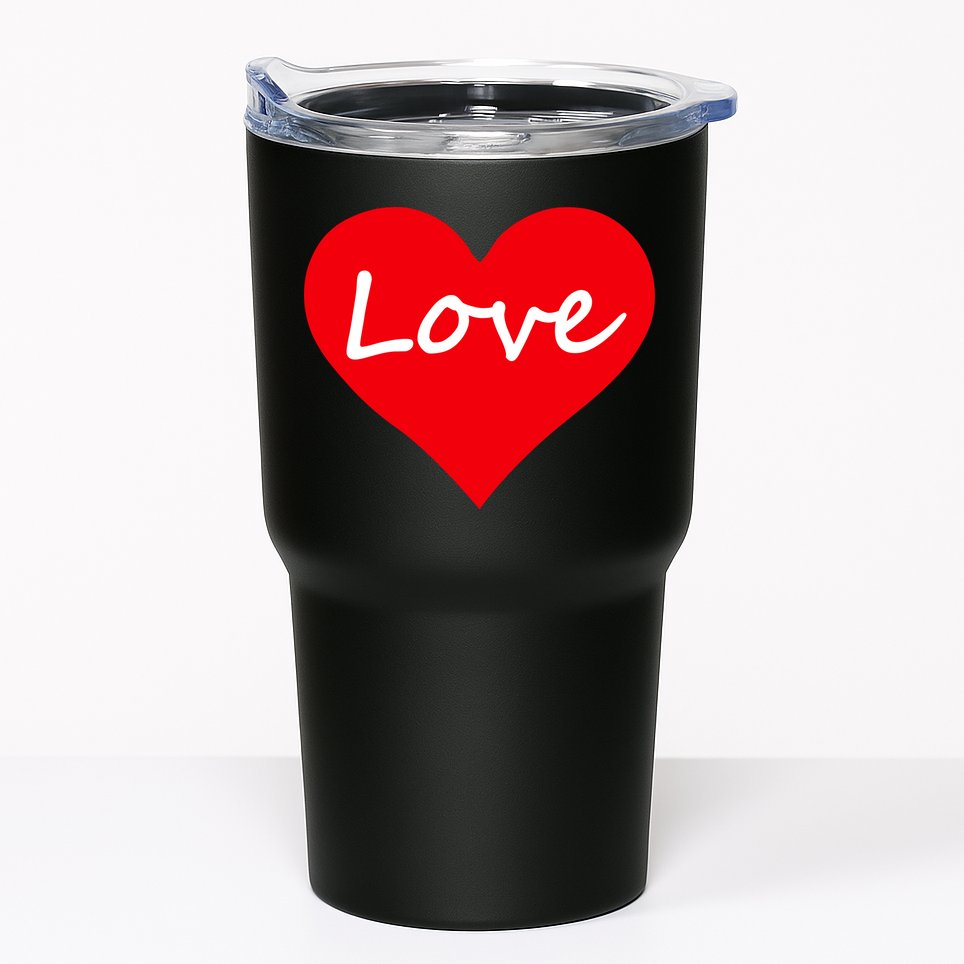 Valentine's Day Love Heart Tumbler