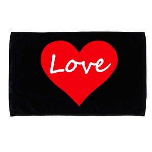 Valentine's Day Love Heart Microfiber Hand Towel