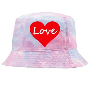 Valentine's Day Love Heart Tie-Dyed Bucket Hat